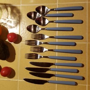IMPERIAL Stainless Flatware - 3pc Set of 4 Outdoor Picnic Utensils - EVC
